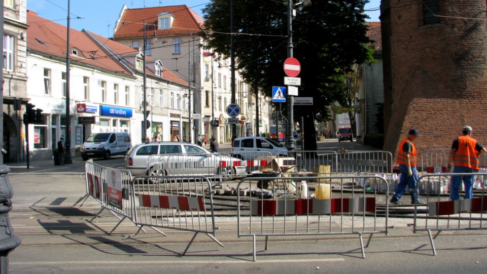 Mieszkańcy Bydgoszczy niecierpliwie wypatrują końca prac remontowych na na węźle Klaryski. Fot. Janusz Wiertel