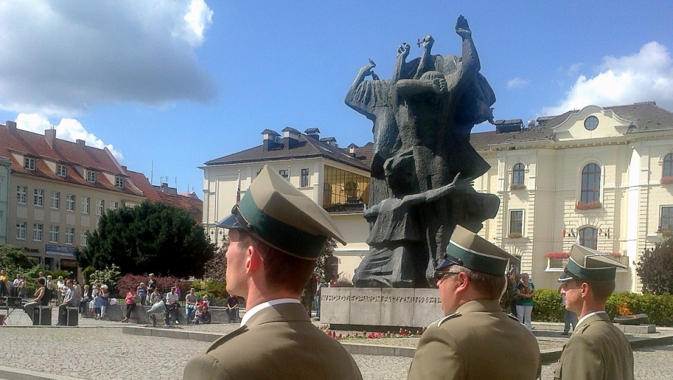 W Bydgoszczy uroczystości żołnierskiego święta odbyły się na Starym Rynku. Fot. Andrzej Krystek