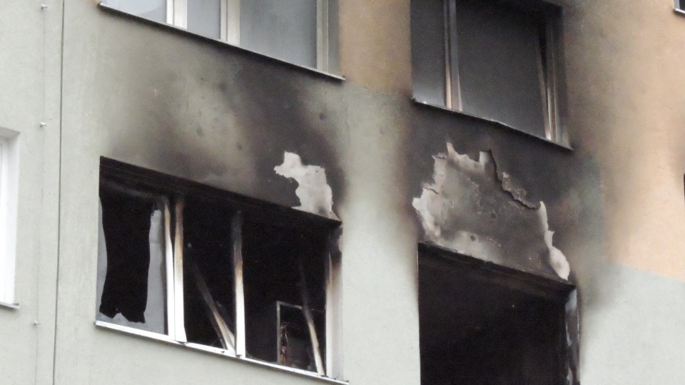 Przyczyny wybuchu pożaru ustalą biegli w dziedzinie pożarnictwa. Fot. Anna Pudlińska