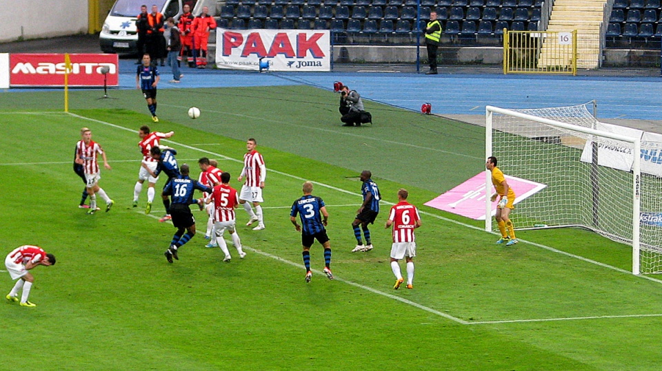 Zawisza pokonał Cracovię 2:0. Fot. Piotr Walczak
