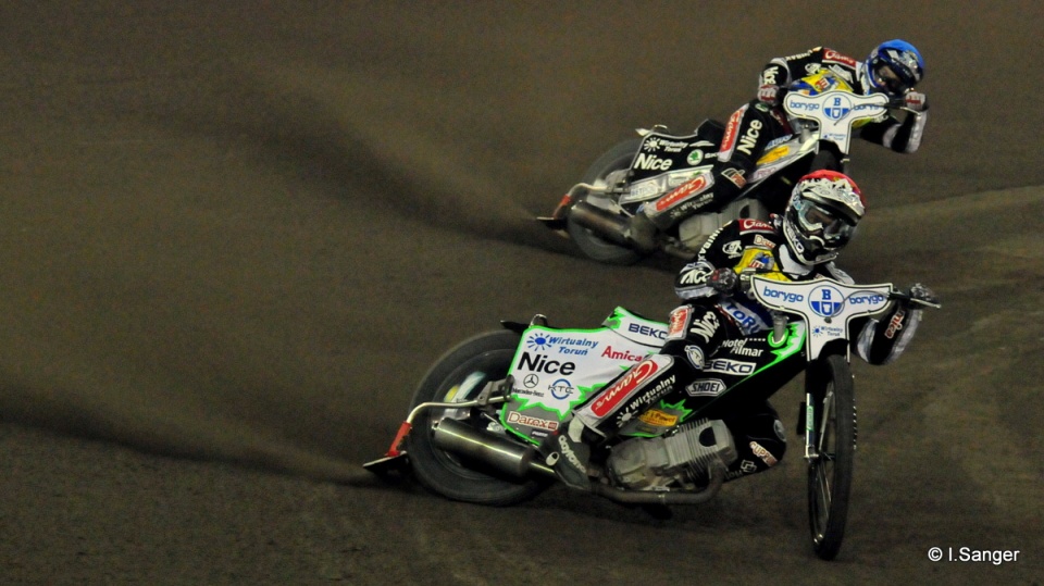 Unibax Toruń w pierwszym meczu o złoty medal drużynowych mistrzostw Polski pokonał na Motoarenie Falubaz Zielona Góra. Foto: Archiwum