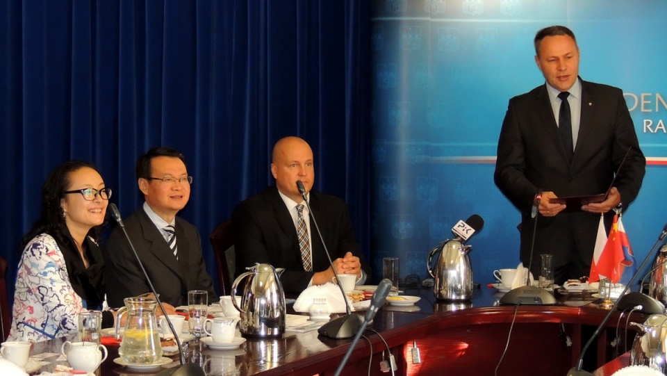 Do Bydgoszczy przyjechali przedstawiciele z partnerskiego miasta Ningbo. Fot. Tatiana Adonis