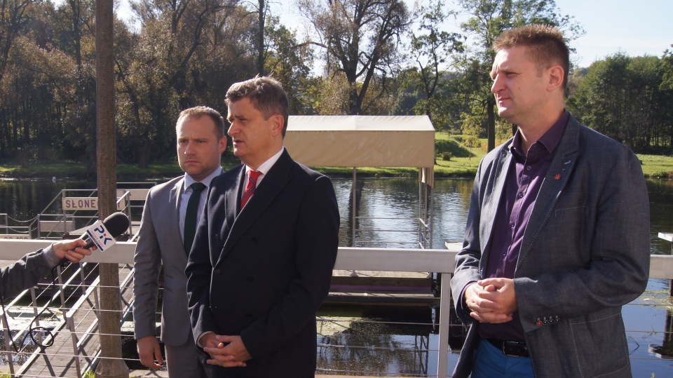 Lider Ruchu Palikota - Janusz Palikot w Bydgoszczy. Fot. Hanryk Żyłkowski.