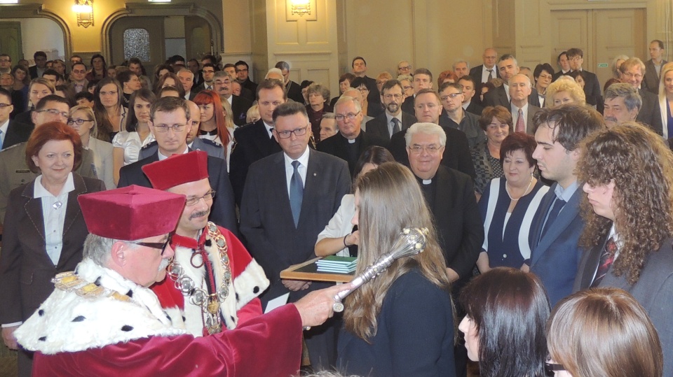 Uroczysta inauguracja roku akademickiego odbyła się na UKW w Bydgoszczy. Fot. Tatiana Adonis.