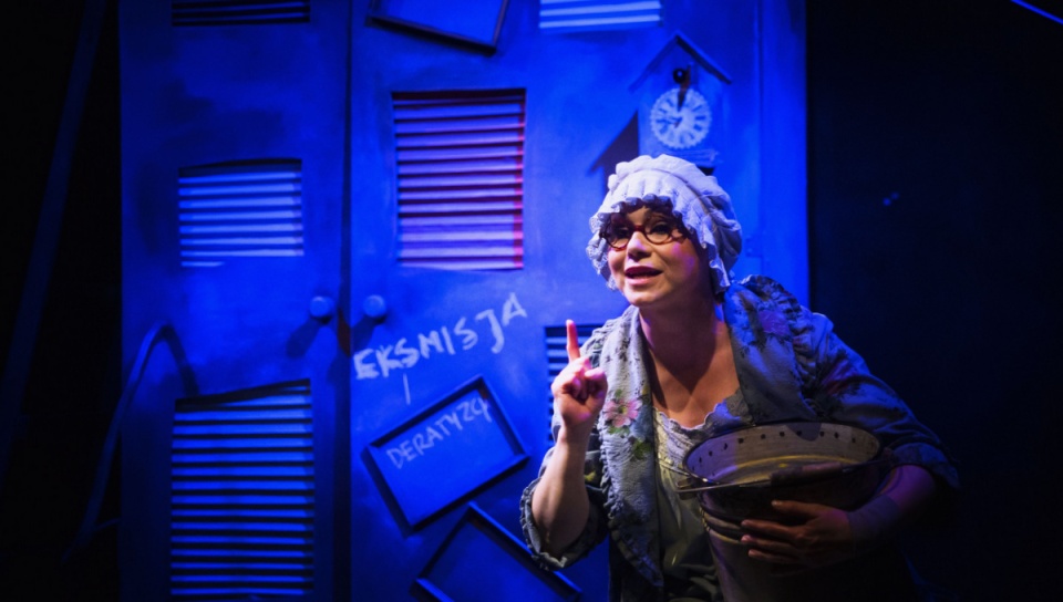 "Szpak Fryderyk" na XX Międzynarodowym Festiwalu Teatrów Lalek Spotkania. Fot. Bartek Warzecha