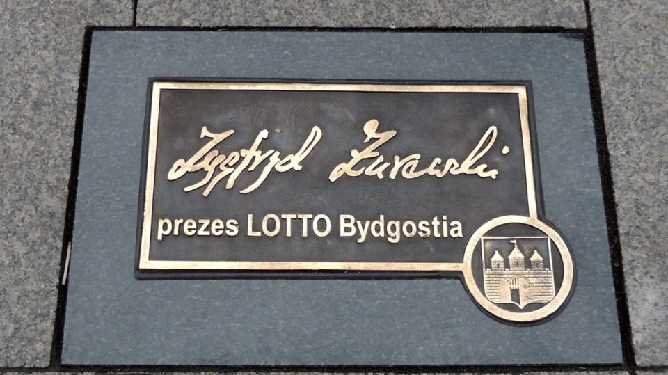 Autograf Zygfryda Żurawskiego. Fot. Robert Erdmann