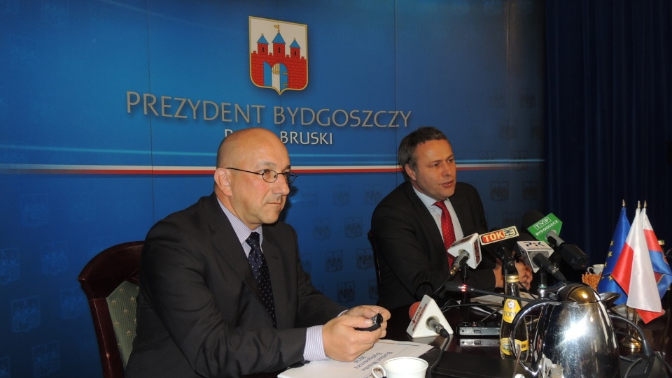Prezydent Bruski poinformował także o planowanych inwestycjach. Fot. Tatiana Adonis.