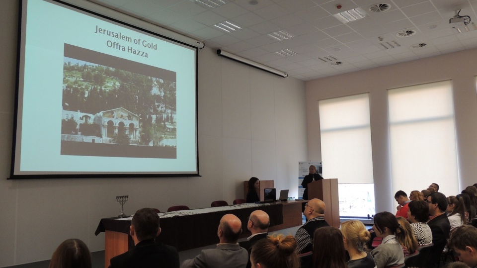Mówiono między innymi o Polakach ratujących Żydów w czasie II wojny światowej. Fot. Tatiana Adonis