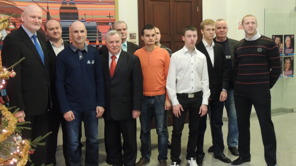 Oprócz żużlowców nagrodzono także speedrowerzystów. Fot. Michał Zaręba.