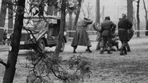 Inscenizacja historyczna na Podgórzu. Fot. Adriana Andrzejewska