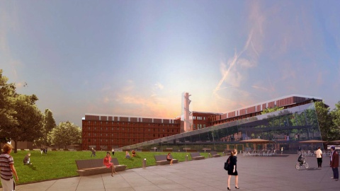 Projekt zagospodarownia Młynów Rothera. Studio projektowe Nizio Design International