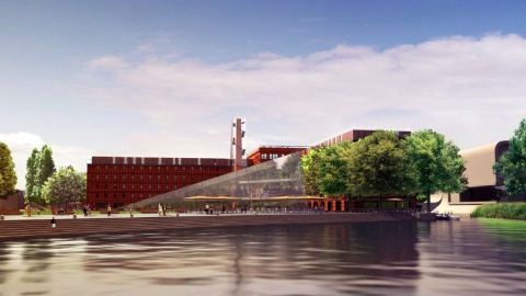 Projekt zagospodarownia Młynów Rothera. Studio projektowe Nizio Design International