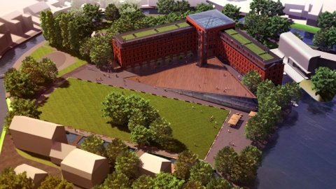 Projekt zagospodarownia Młynów Rothera. Studio projektowe Nizio Design International