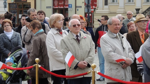 Zgromadzeni na Starym Rynku bydgoszczanie mieli co podziwiać. Fot. Tatiana Adonis