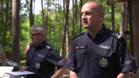 W ośrodku ZHP w Krówce Leśnej nad Zalewem Koronowskim, odbył się VI finał turnieju pod hasłem "Jestem bezpieczny - umiem pomagać innym". Fot. KMP w Bydgoszczy