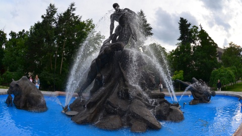 Odtworzona fontanna została odsłonięta w Parku Kazimierza Wielkiego w Bydgoszczy. Fot. I.Sanger