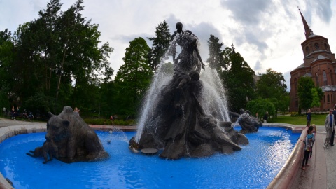 Odtworzona fontanna została odsłonięta w Parku Kazimierza Wielkiego w Bydgoszczy. Fot. I.Sanger
