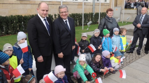 Bronisław Komorowski na Kujawach i Pomorzu. Fot. Michał Zaręba