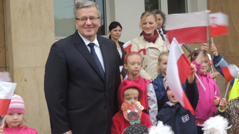 Bronisław Komorowski na Kujawach i Pomorzu. Fot. Michał Zaręba