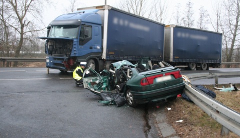 Wypadek koło Świecia, 2 osoby ranne