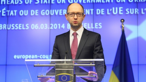 Arsenij Jaceniuk uważa, że rząd Ukrainy gotów szybko podpisać umowę stowarzyszeniową