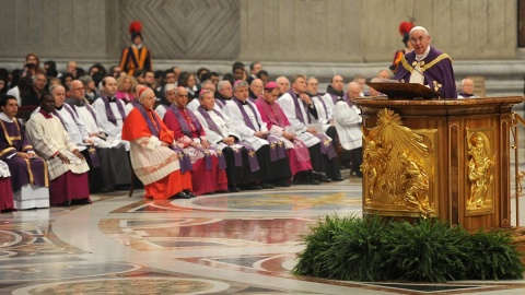 Papież przewodniczył liturgii pokutnej