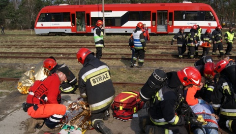 Ćwiczenia na Dworcu Toruń Północny