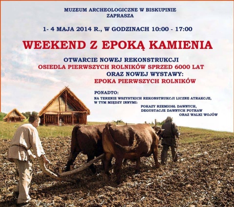 Weekend z epoką kamienia w Biskupinie