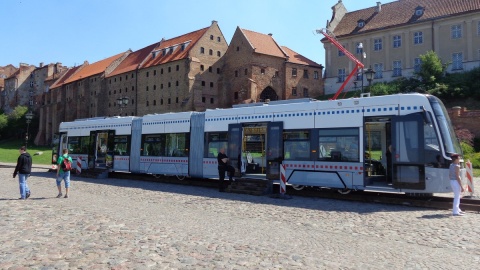 Prezentacja nowego tramwaju z Pesy w Grudziądzu