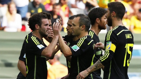 MŚ 2014 - Australia - Hiszpania 0:3