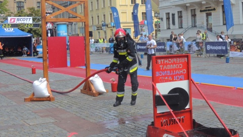 Międzynarodowe zawody strażackie w Toruniu [wideo]