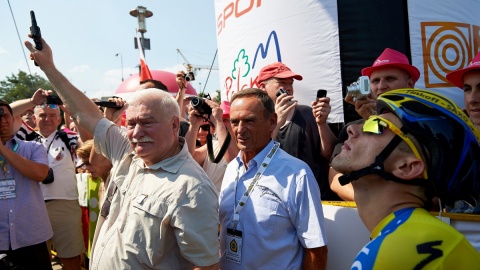 Tour de Pologne - Lech Wałęsa dał sygnał do startu