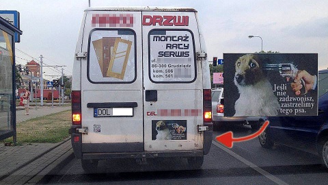 Kontrowersyjna reklama grudziądzkiej firmy