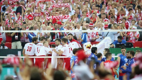 MŚ siatkarzy - wygrana Polski z Serbią na Stadionie Narodowym