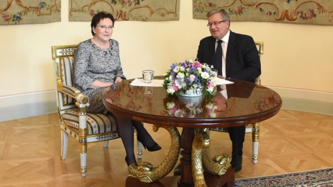 Komorowski spotkał się z Kopacz powołanie nowego rządu 22 września