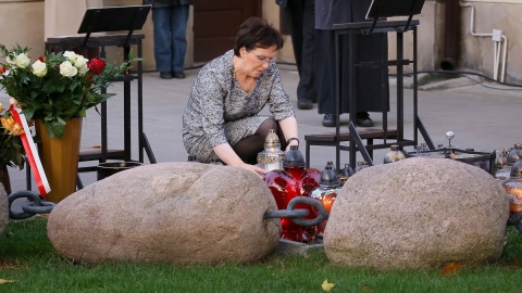 Ewa Kopacz złożyła wizytę na grobie księdza Jerzego Popiełuszki