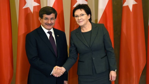 Spotkanie premier Kopacz z premierem Turcji m.in. o bezpieczeństwie