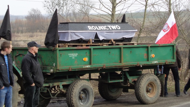 Kolejny protest rolników z powiatu grudziądzkiego