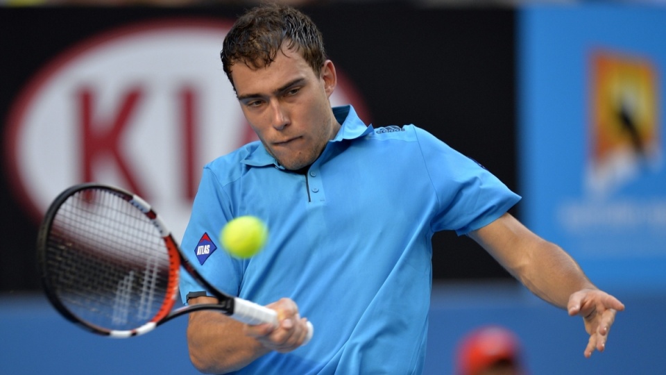 Jerzy Janowicz pokonał Jordana Thompsona i awansował do drugiej rundy Australian Open Fot. PAP/EPA/Franck Robichon