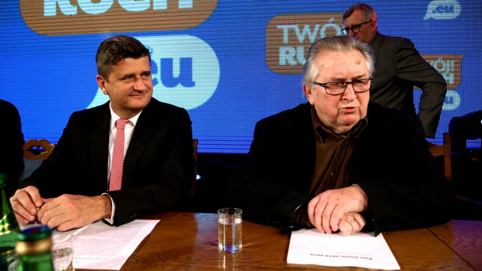 Senator Kazimierz Kutz ogłosił start w wyborach do PE z 1. miejsca listy Twojego Ruchu na Śląsku. Fot.PAP/Tomasz Gzell