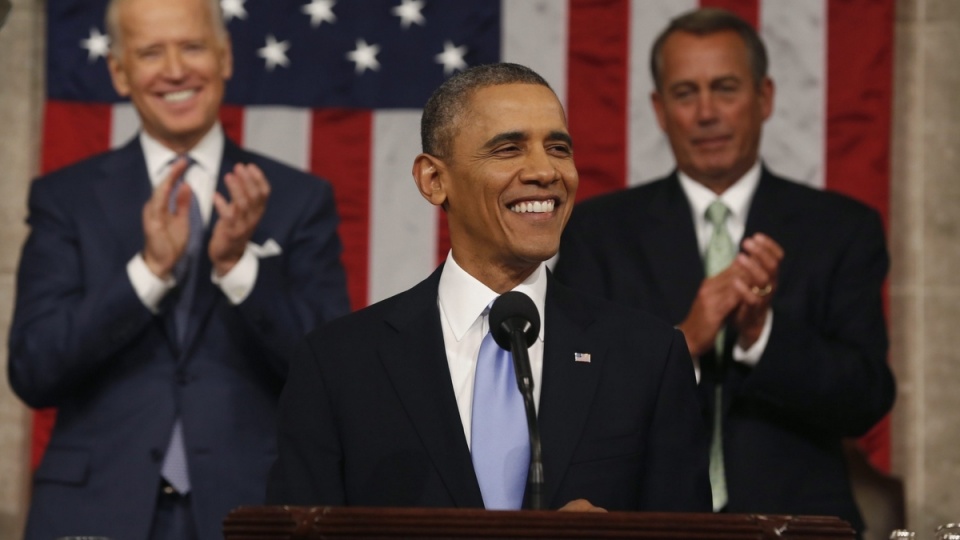 Prezydent USA wygłosił doroczne orędzie o stanie państwa. Fot. PAP/EPA