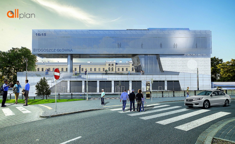 Przebudowany dworzec ma zostać oddany do użytku pod koniec 2015 roku. Grafika: Allplan
