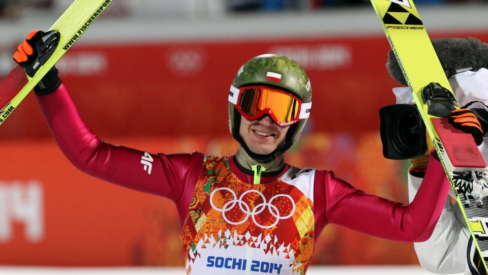 Kamil Stoch złotym medalistą olimpijskim w skokach narciarskich. Fot. PAP/Grzegorz Momot