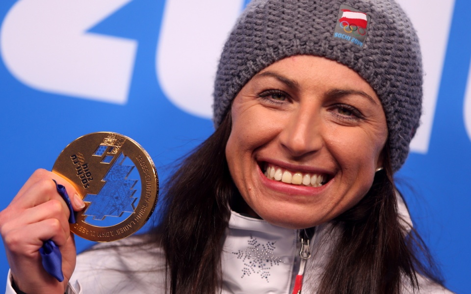 31-letnia narciarka z Kasiny Wielkiej wywalczyła swój piąty medal olimpijski. Fot. PAP/Grzegorz Momot