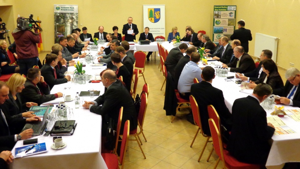 Głównym tematem spotkania była perspektywa finansowa województwa na lata 2014 - 2020. Fot. Marcin Doliński