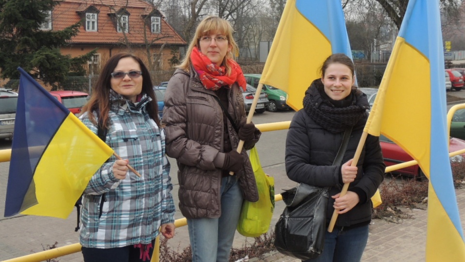 W sobotę (8.03) do Warszawy wyjechali m.in. związkowcy z Torunia. Fot. Michał Zaręba