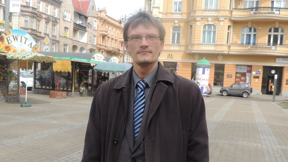 Kandydat Ruchu Narodowego do europarlamentu, Wojciech Wilkowski.