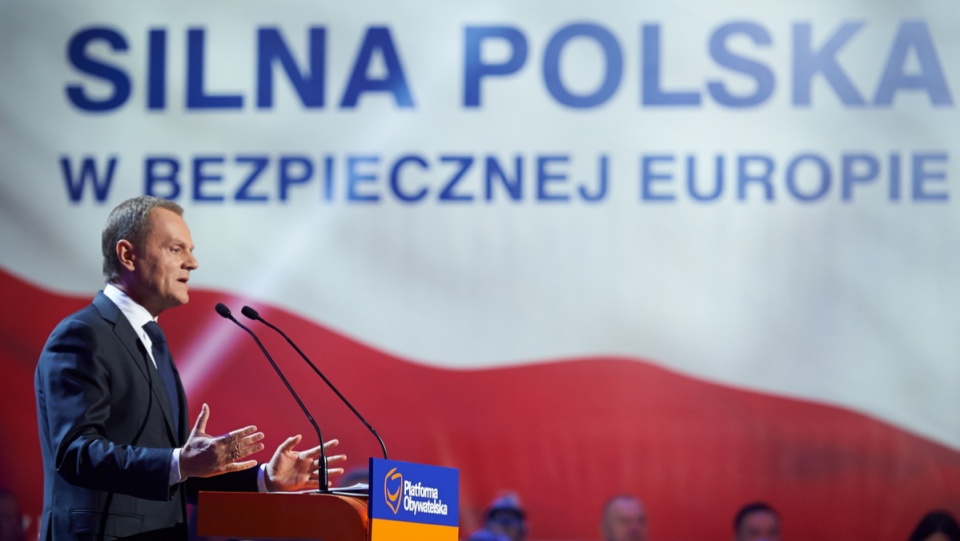 Donald Tusk przypomniał w Sopocie słowa, które padły w czasie pierwszego zjazdu Solidarności. Fot. PAP/Adam Warżawa