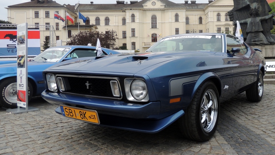 Około 100 Fordów Mustangów przyjechało do Bydgoszczy na szósty ogólnopolski zlot tych samochodów. Fot. Maciej Wilkowski