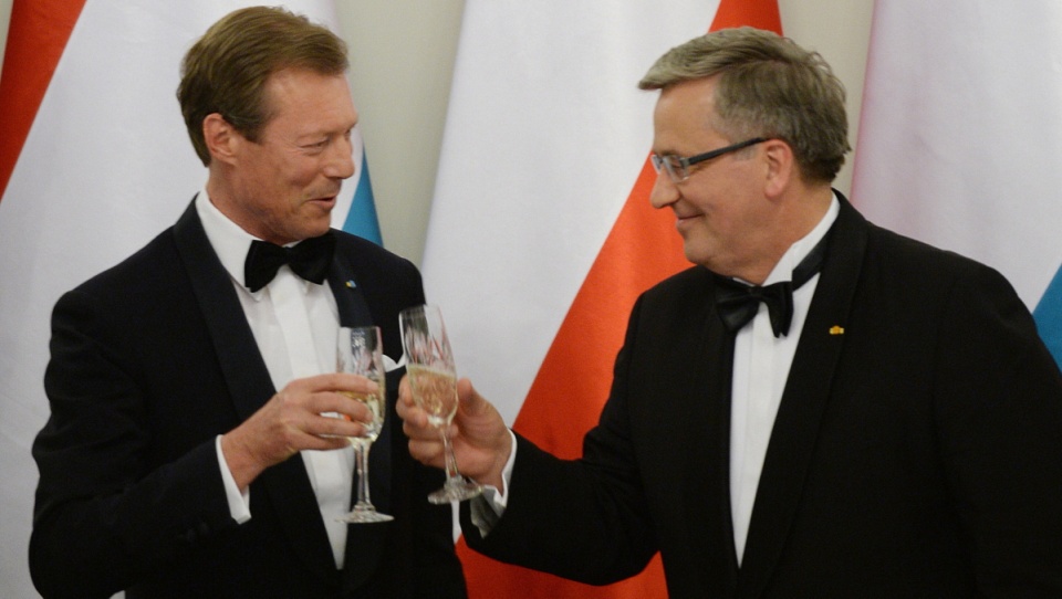 "Projekt europejski" łączy Polskę i Luksemburg w sposób szczególny - powiedział Bronisław Komorowski. Fot. PAP/Jacek Turczyk